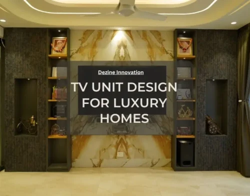 TV Unit Design for Luxury Homes